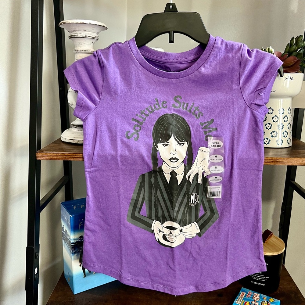 🎃Wednesday Addams Family Graphic tee for Girl🎃
